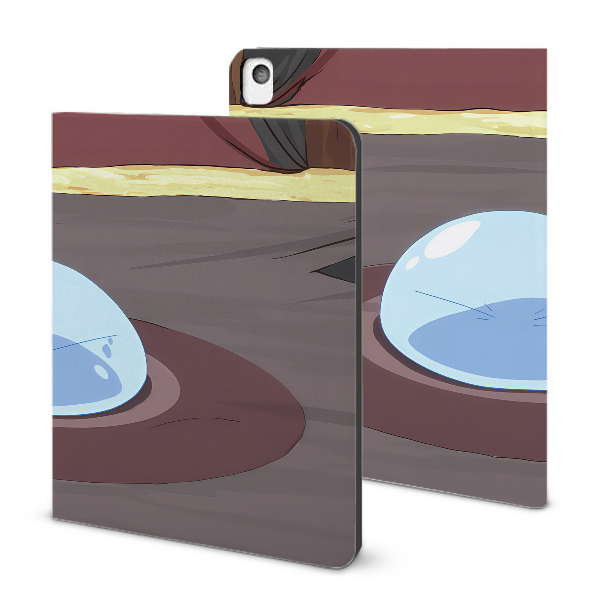 （画像用） 転スラ Regarding Reincarnated to Slime IPadケース ペンホルダー付き ブックスタイルデザイン